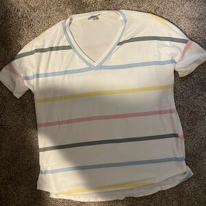 White Birch striped tee